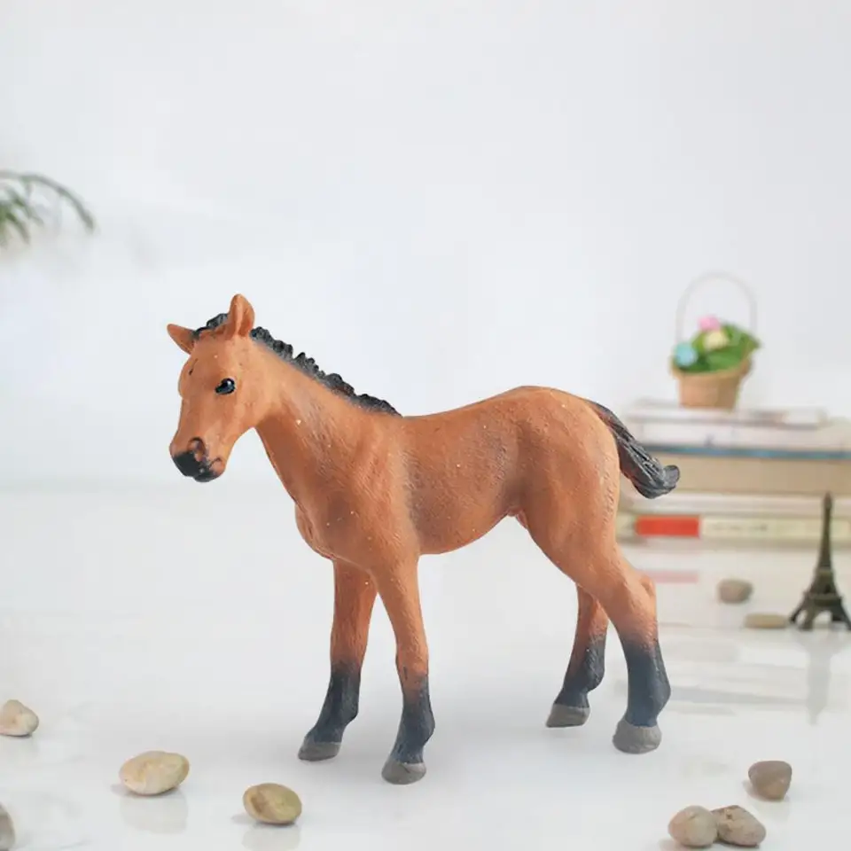 Realistické zvieratá figuríny Miniatúrne lesné lesné tvory figuríny Figurín Realistické alpaky kozie jeleň pštros pre deti darčeky