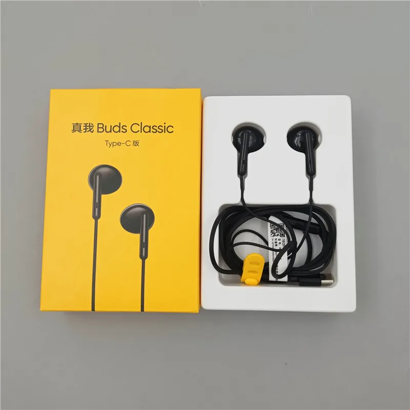 Realme Buds Classic Type-C RMA2005 káblové slúchadlá pre Realme 13 Pro+ GT 6 6T 5 3 NEO6 NOE5 RAZR60 PRO SEMI-IN-EAM
