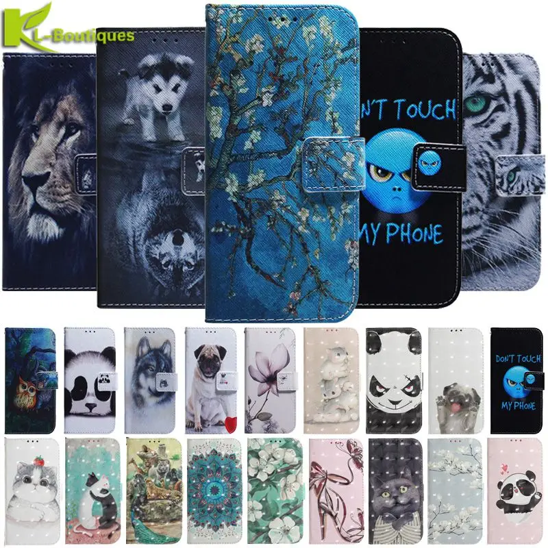 Realme GT NEO 3 puzdro Tlačené zvieracie kožené puzdro pre kartón pre Oppo Realme GT NEO3 C20 C21 C31 C35 C21Y C25Y C11 2021 Kryt