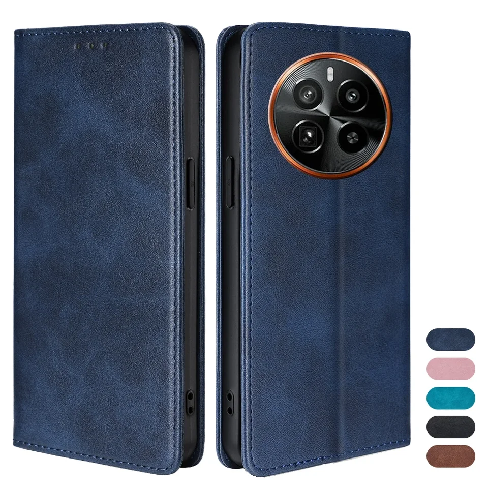 Realme GT5 PRO 5G Business Leath Leath Flip Telefón puzdro pre Realme GT5 GT2 PRO GT NEO 5 3 2 3T 2T SE MASTER GT3 Magnetic Case Fundas