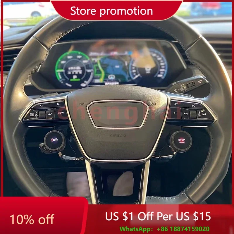 Realsun R8 Digital LED Engine Drive Drive Vyberte tlačidlo dodatočnej dodatočnej dodatočnosti volantu pre Audi A4 A5 B9 A6 A7 C8