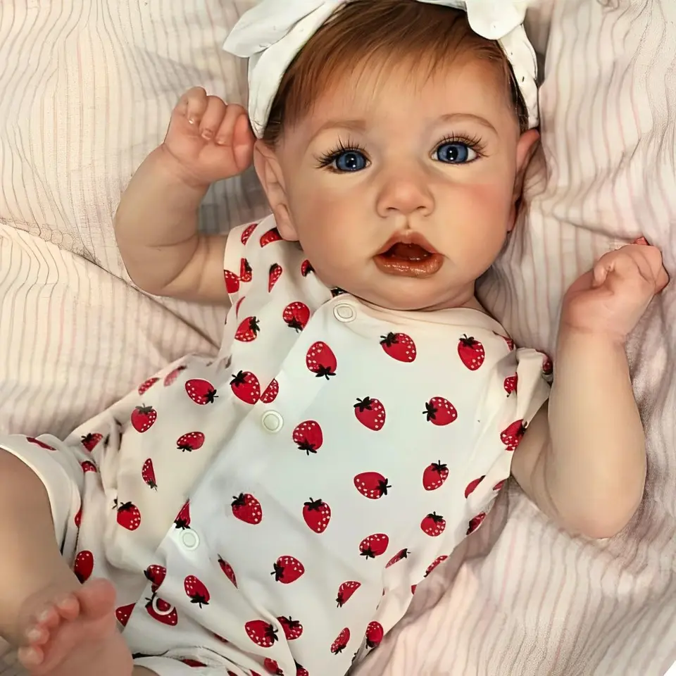 Reborn Baby Dolls Girl s realistickými žilami, 20