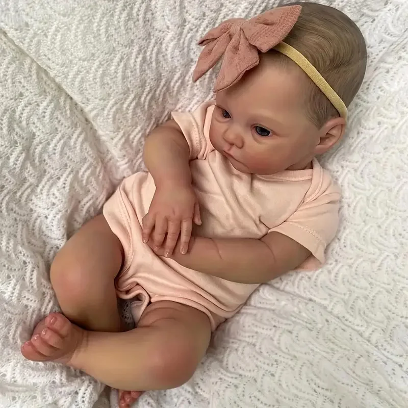 Reborn Baby Dolls, realistické novorodence, záchranné bábiky, 20 palcov (49 cm) mäkkých vinylových silikónových batoľa s batoľa
