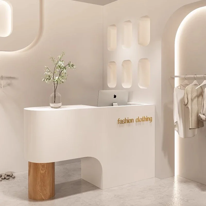 Recepcia Salon Beauty Center Church Perpit Movable Desk kaderníctvo Kaderné nábytok predné počítadlo Maloobchodná prehliadka Mueblesash