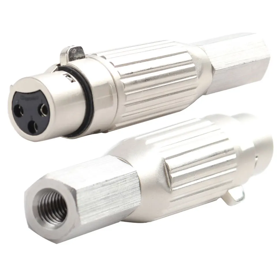Recipročný lineárny stroj Pneumatické tvarovky M8 VAC-U-Lock Connector 3XLR Adaptér ohýbateľný Teleskopický milostný stroj pre H2 H3