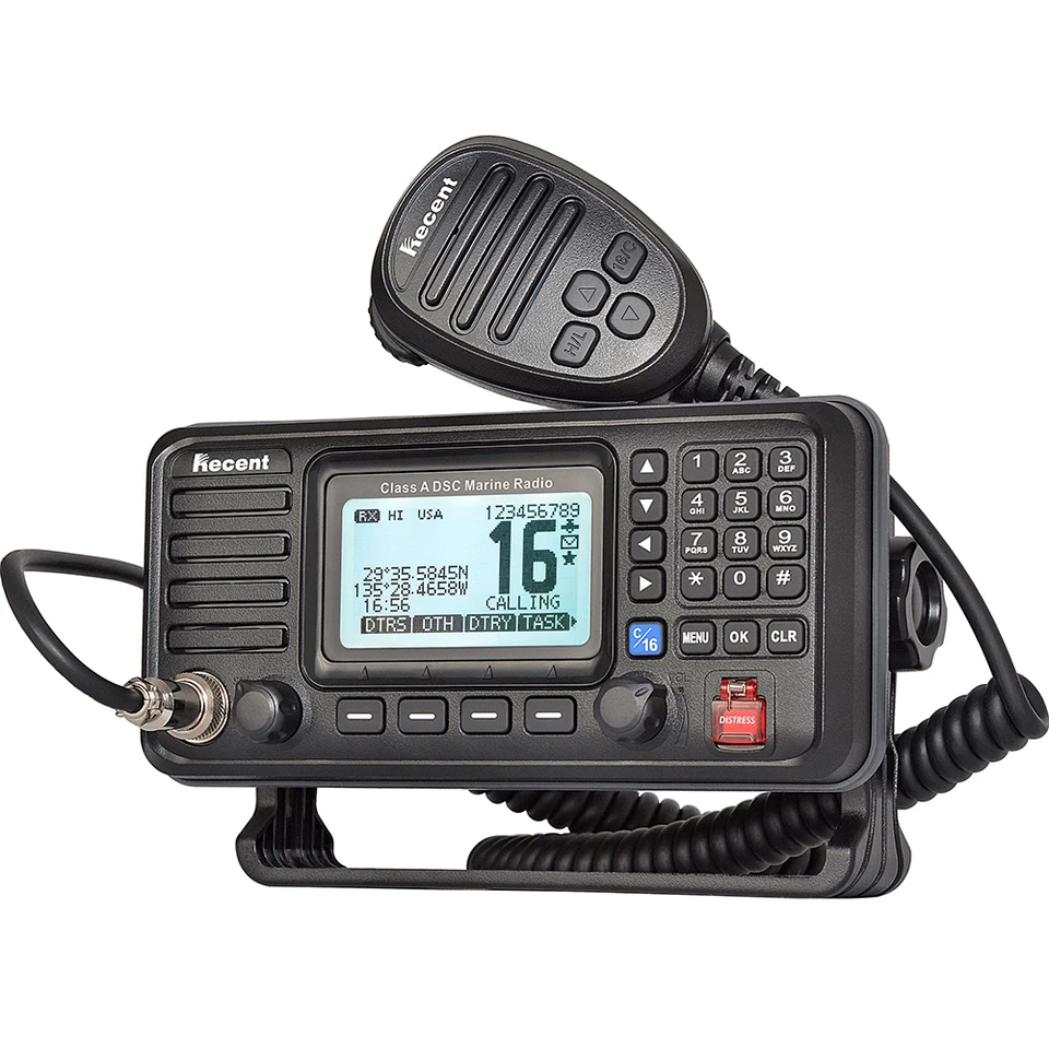 RECNET RS-510MG TO WASS TRIEDA A VHF Marine Transceiver IPX7 Vodotesná mobilná mobilná rádiová podpora GPS, BD, SBAS pevná loď Boat Platforma