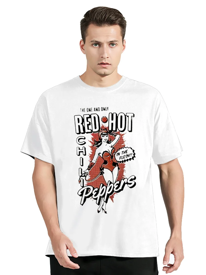Red Hot Chili Pepper T košeľa, Darčekové tričko Deň matiek Unisex mužov bavlnené tričko Hip Hop Hop Tees Tops Pánske oblečenie