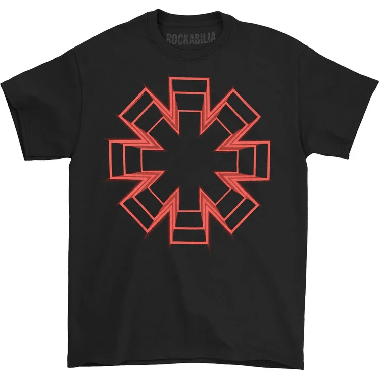 Red Hot Chili Peppers Rock Band Cotton Vintage košeľa Grafické unisex muži Ženy krátky rukáv letné o-neck