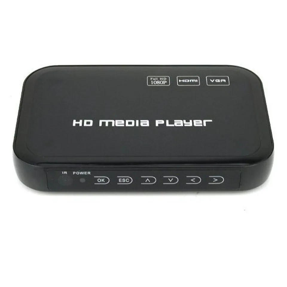 Redamigo Mini Full HD 1080p H.264 MKV HDMI-kompatibilný HDD Player Player Center USB OTG SD AV TV AVI RMVB RM HDDM3R