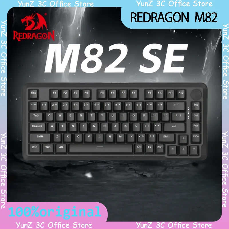 Redragon M82/M82PRO Magnetic Axis Klávesnica 8K RGB s štruktúrou tesnenia gombíka Full Key Hot zástrčka Elektronická športová herná klávesnica