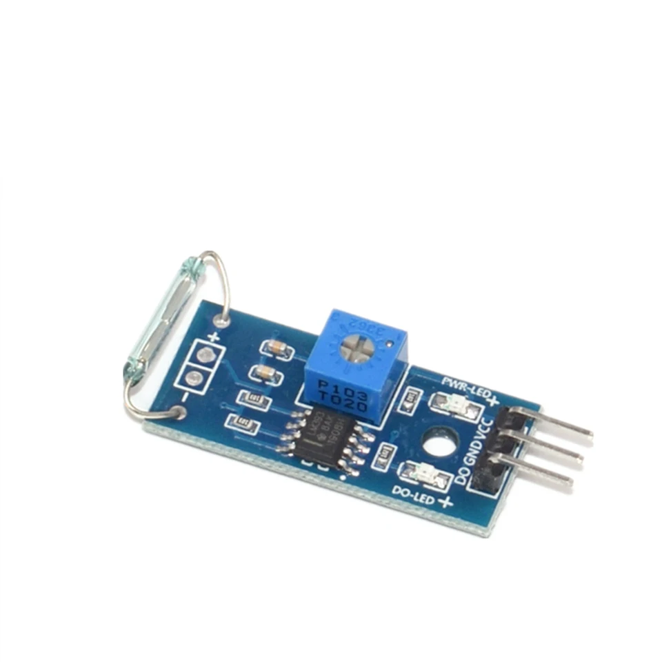 Reed senzorový modul Magnetrónový modul Reed prepínač Magnetický spínač pre súpravu Arduino DIY