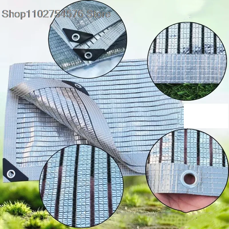 Reflexná hliníková fólia Sunshade Screen Screen Izolácia, ochrana slnečného žiarenia a chladiace strieborné slnečné miestnosti Šťukat
