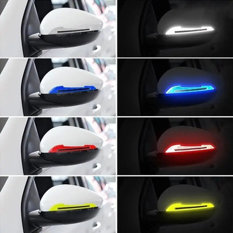 Reflexná nálepka pre reflexné zrkadlo automobilu