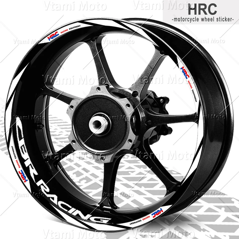 Reflexné nálepky na nálepku na nálepku na nálepku na nálepky na okrajové nálepky na okrajové nálepky pre HRC CBR1100 CBR1000RR 600RR CBR 650 500R 300R 250R 125