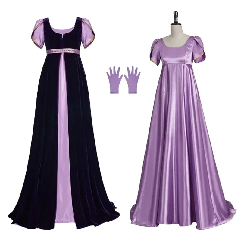 Regency Dress Stredoveké tanečné večierky Vintage viktoriánsky guľôčkový kostým Jane Austen sukň
