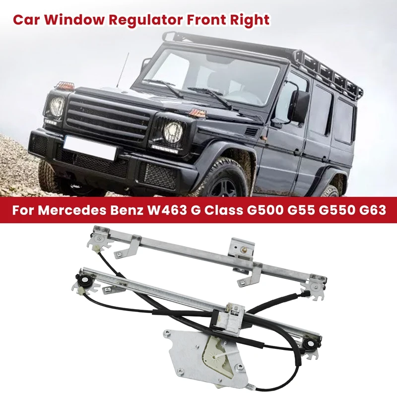 Regulátor okna vpravo pre Mercedes Benz W463 G Class G500 G55 G550 G63 4637201646 4636700003