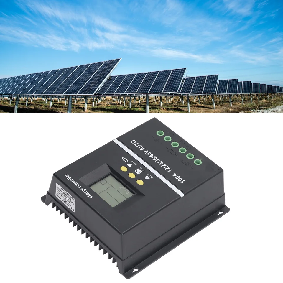 Regulátor solárneho panela 12V 24V 36V 48V Adaptívne reverzné pripojenie Solárny ovládač pre svetelný systém