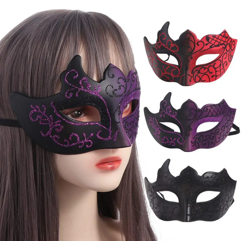 Rekvizity Prom Party Dodávajú Phantom Dancer Mask Photo FotoP Glitter Mask Halloween Masks Party Cosplay rekvity benátska maska