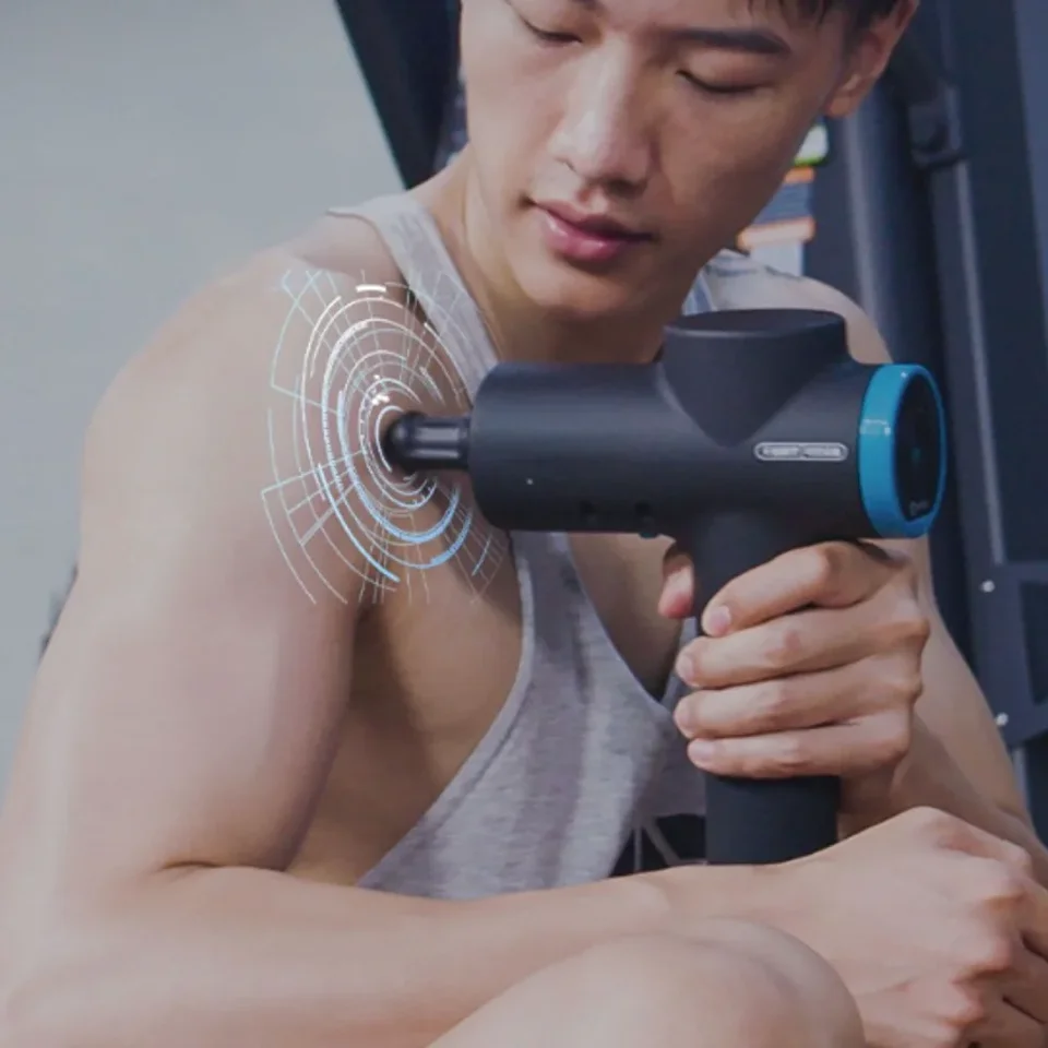 Relaxácia tela Fascia Gun Fitness Relax svalová relaxácia Nový M2B LCD vykazuje masážny pištoľ Profesionálny hlboký sval masáž