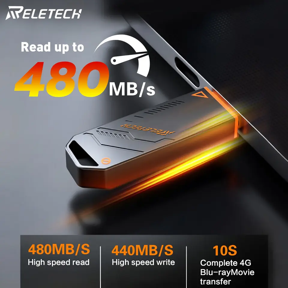 Reletech Elite7 PRO USB 3.2 Spevný stav Drive Prečítajte