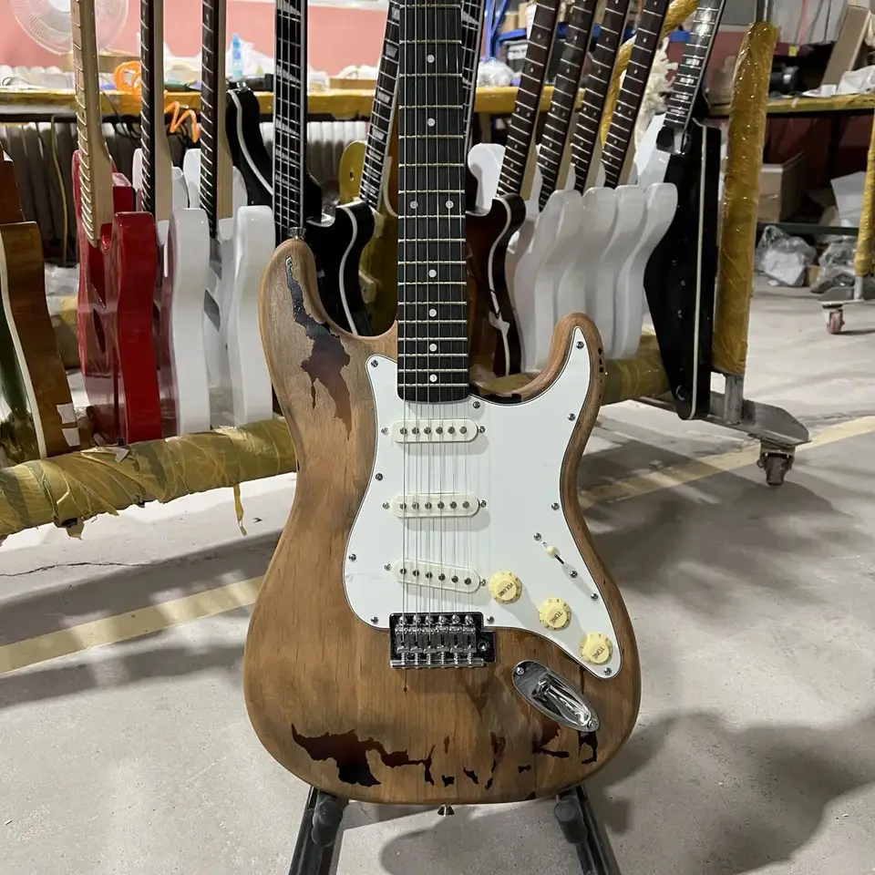 Relic St Gitara, farba protokolu, teleso Alder, hmatník z ružového dreva, 6 strúnok Guitarra,
