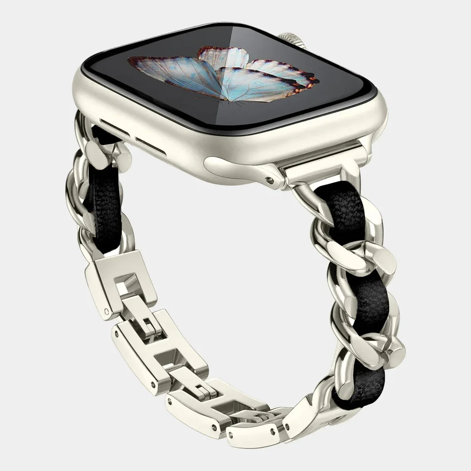 Remienok z nehrdzavejúcej ocele pre pás Apple Watch Band 49 mm 38 mm 42 mm 40 mm 44 mm kovový náramok IWATCH Series 8 7 6 SE 5 4 3 2 1 Ultra popruh