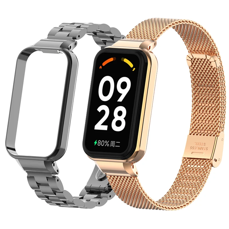 Remienok z nehrdzavejúcej ocele pre Xiaomi Smart Band 8
