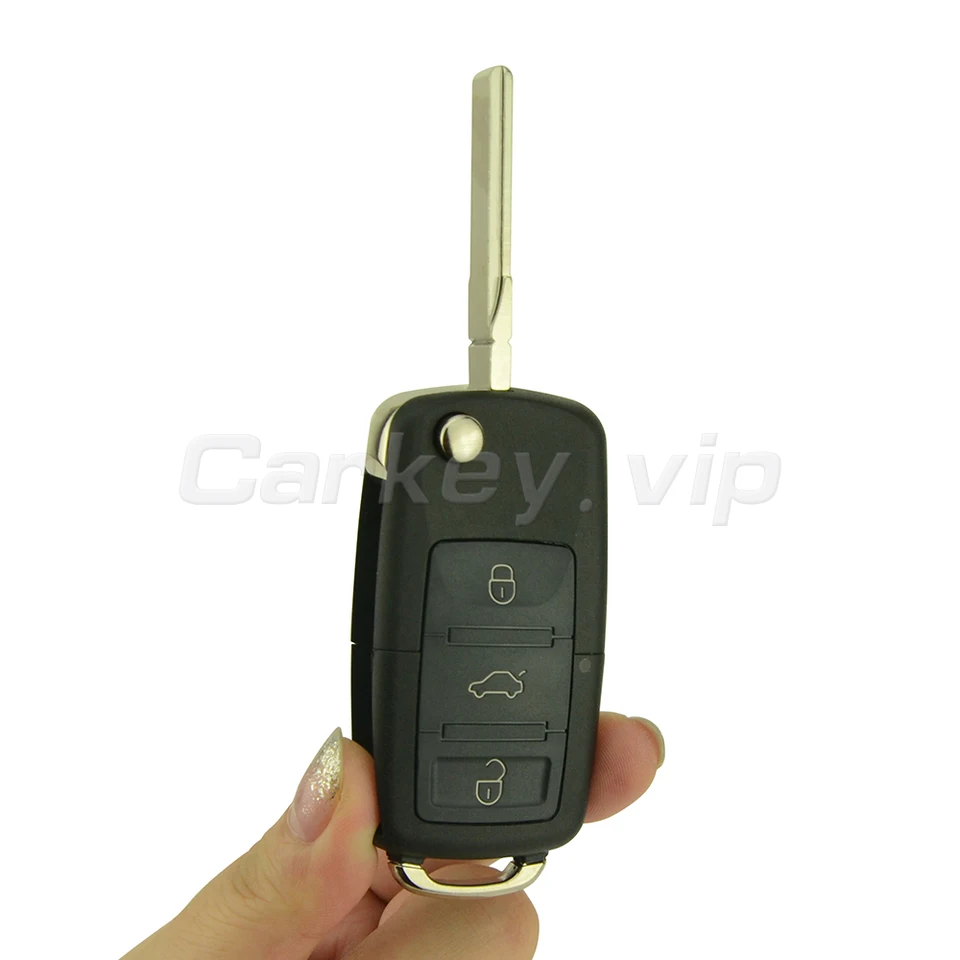 RemoteKey 1ko959753n 3 tlačidlo ID48 Chip 434 MHz CAR REMOTHE KEY HU66 pre VW Volkswagen Golf Jetta Tiguan 2011 2011