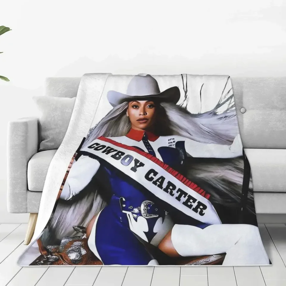 Renaissance Act II album Cowboy Carter prikrývky vlna úžasné teplé hádzanie prikrývku pre posteľnú pohovku leto