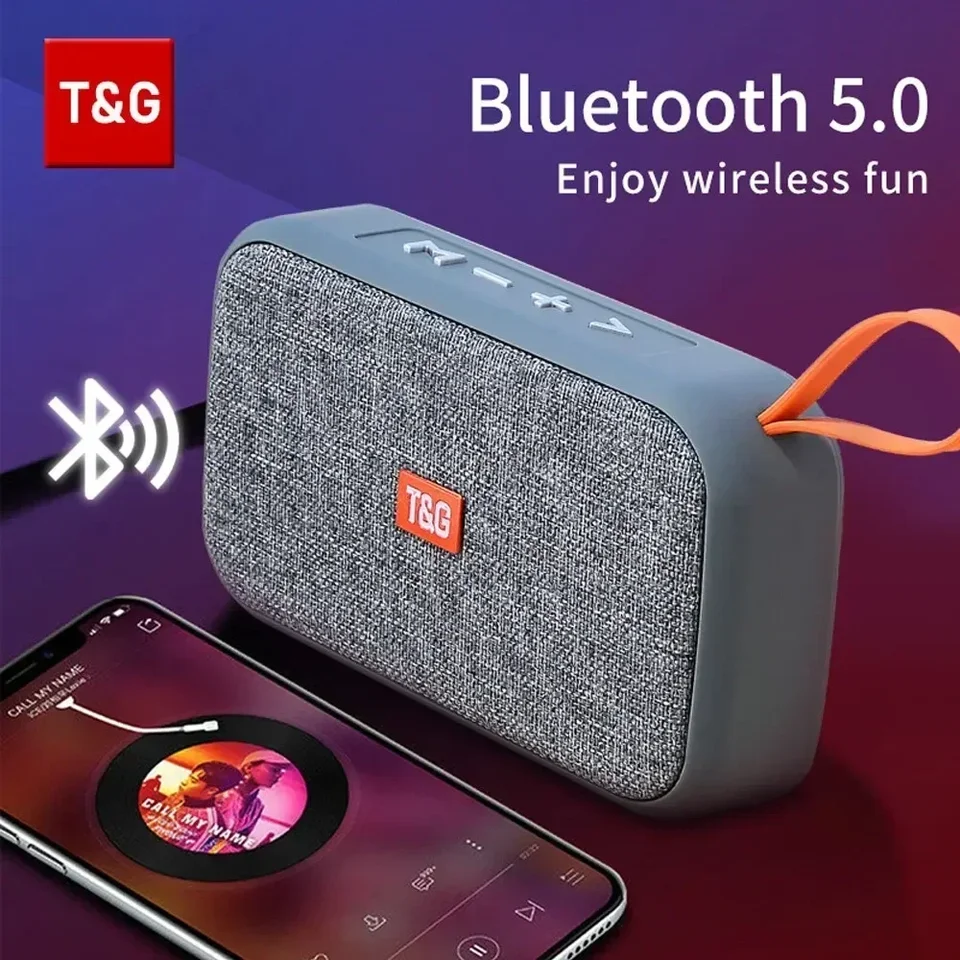 Reproduktor TG506 Prenosný mini bezdrôtový zvukbar Bluetooth 5.0 Outdoor Indoor HiFi reproduktor podporuje TF karta FM Radio vodotesný