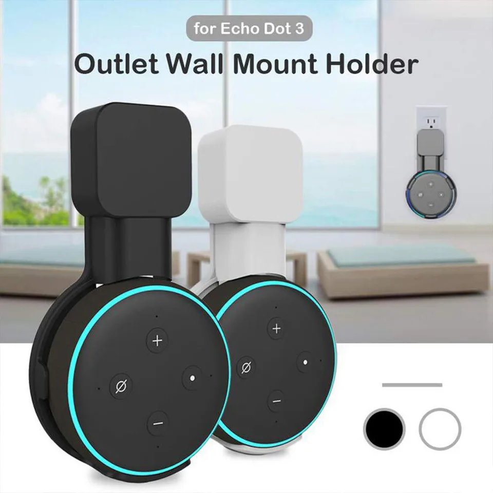 Reproduktorová nástenná držiak na nabíjanie držiaka reproduktor na stenu držiak stojan na držiak pre stánok Alexa Echo dot tretí generácia Indoor Zvukový box