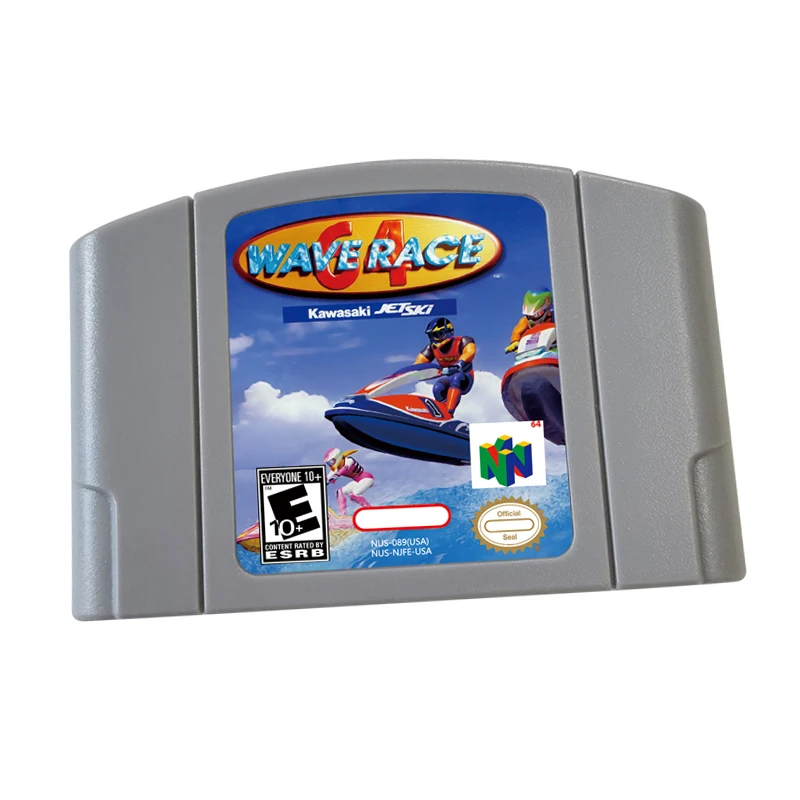 Reprodukčná hra Game Card Cartridge Wave Race 64 N64 pre Nlnten D0 Retro Console Us a EÚ verzia