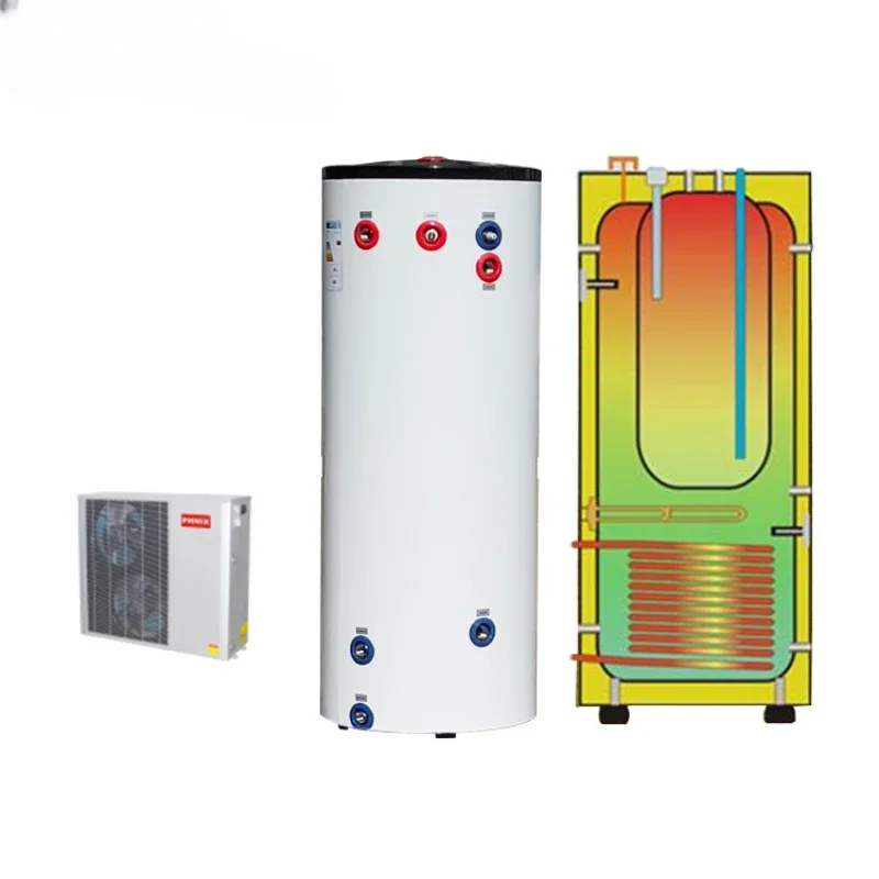 Republic Hot Sale Domov Geotermálne zariadenie R290 R32 Tepelné čerpadlo vzduchu do vody Monoblock termodynamická nádrž na ohrievanie vody