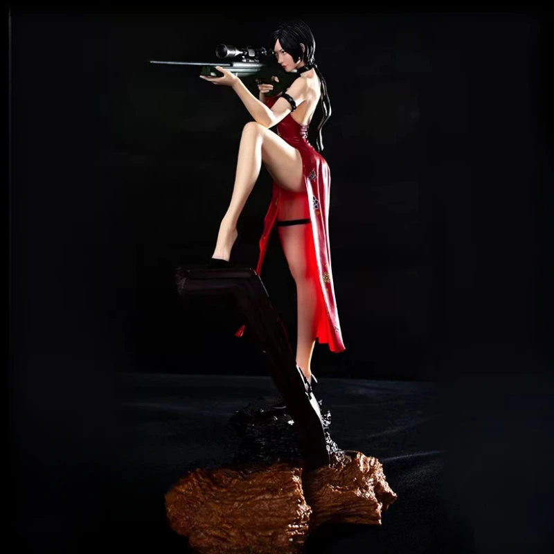Resident Evil Anime Figure Sniper Ada Wong PVC 34cm Akčné figúrky Model Collection Collection Zbierka detských hračiek Darček