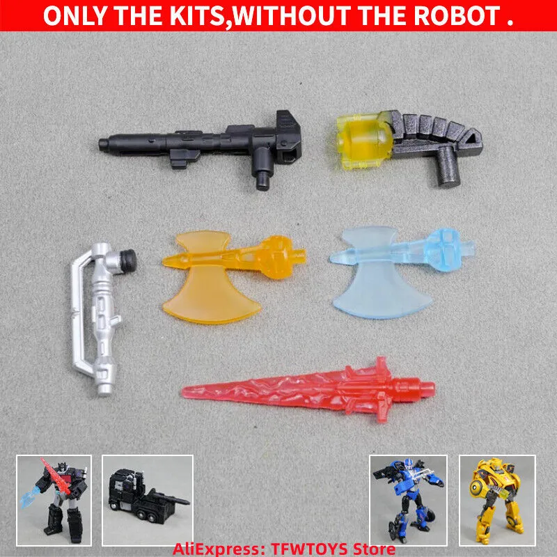 Resin Cast Weapon Moderovation Kit pre jadro Hotrod Nemesis Prime Legacy Arcee WFC Bee