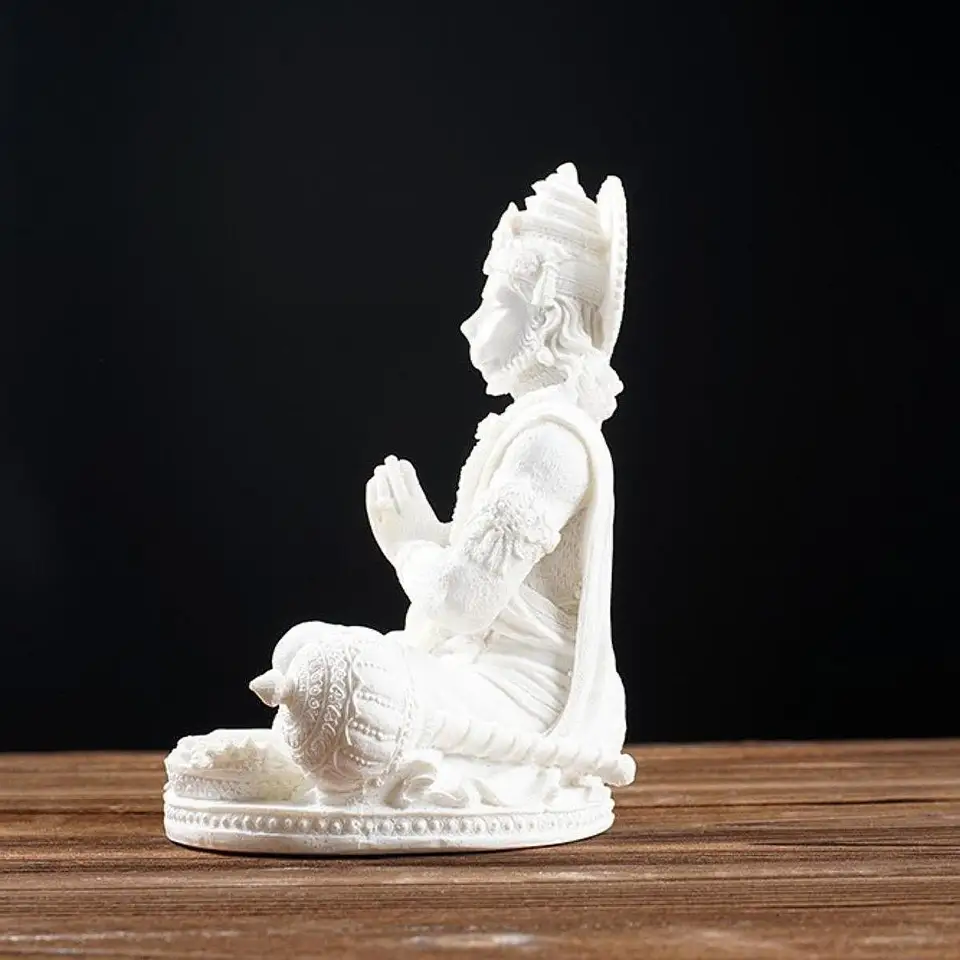 Resin Hanuman Socha juhovýchodná Ázia Zberateľná skrinka dekoratívne novinky stolová stolová dekorácia remeselnícka socha ornament