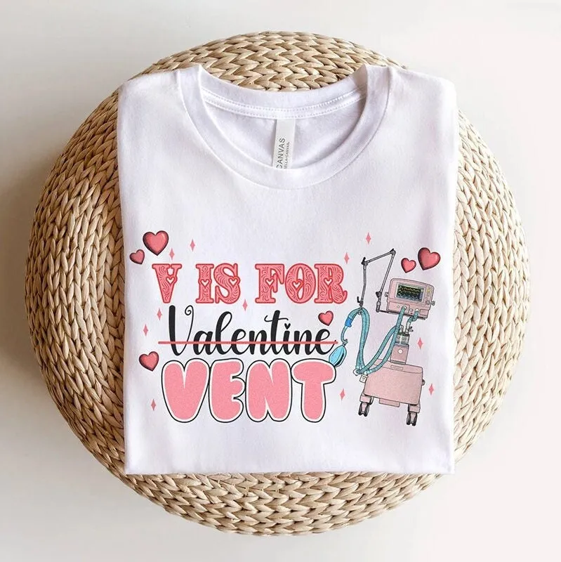 Respiračný terapeut Valentínsky deň tričko ICU Nurse Critical Care Picu Rn Valentine Micu Sticu Cvicu Vday Gift RT