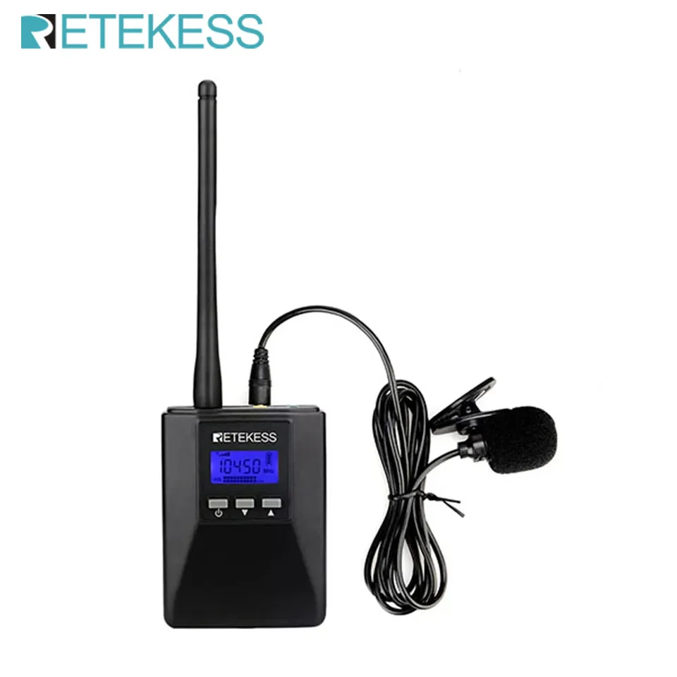 Retekess TR506 FM Prenosný prenosný pre turné vedenie Cirkvi Training Training Guide System