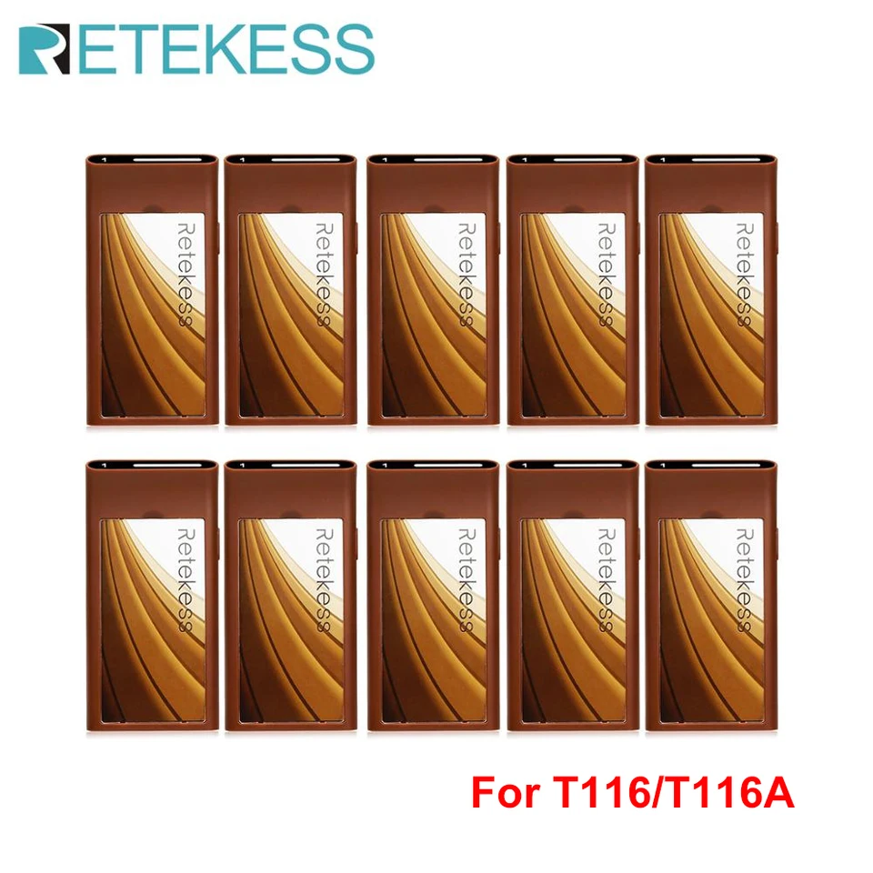 Retekess10 PCS Pager Regesery pre T116/T116A Restaurant Pager Wireless Calling Systém pre kliniku kaviarne