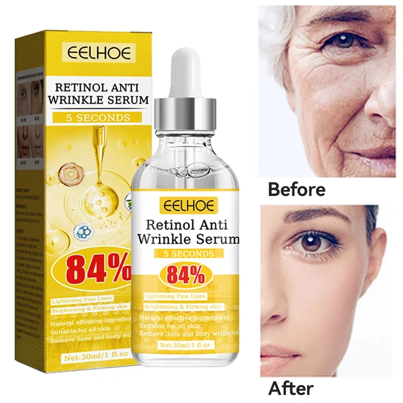 Retinol anti -vrásky Essencia Redukuje jemné čiary zdvíhanie pokrývajú pokožku zlepšuje nudnosť odstraňuje poklesy tváre zvlhčuje starostlivosť