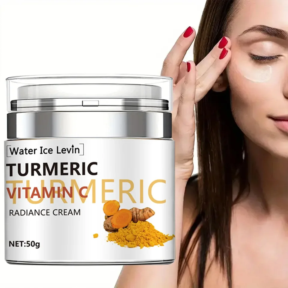 Retinol Prírodný kurkuma vitamínu C s krémom na tvár zvlhčujúci Hyaluronický blesk zmiznutím jemných línií krémov na starostlivosť o pleť