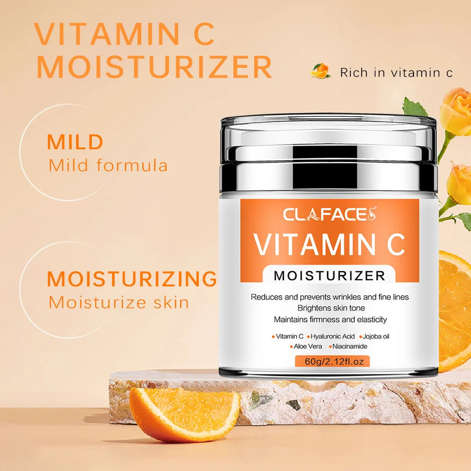Retinolový krém na tvár proti vráskam proti starnutiu Hyalurónová kyselina Vitamín C vitamín C krém na krém na bielenie tváre na starostlivosť o pleť