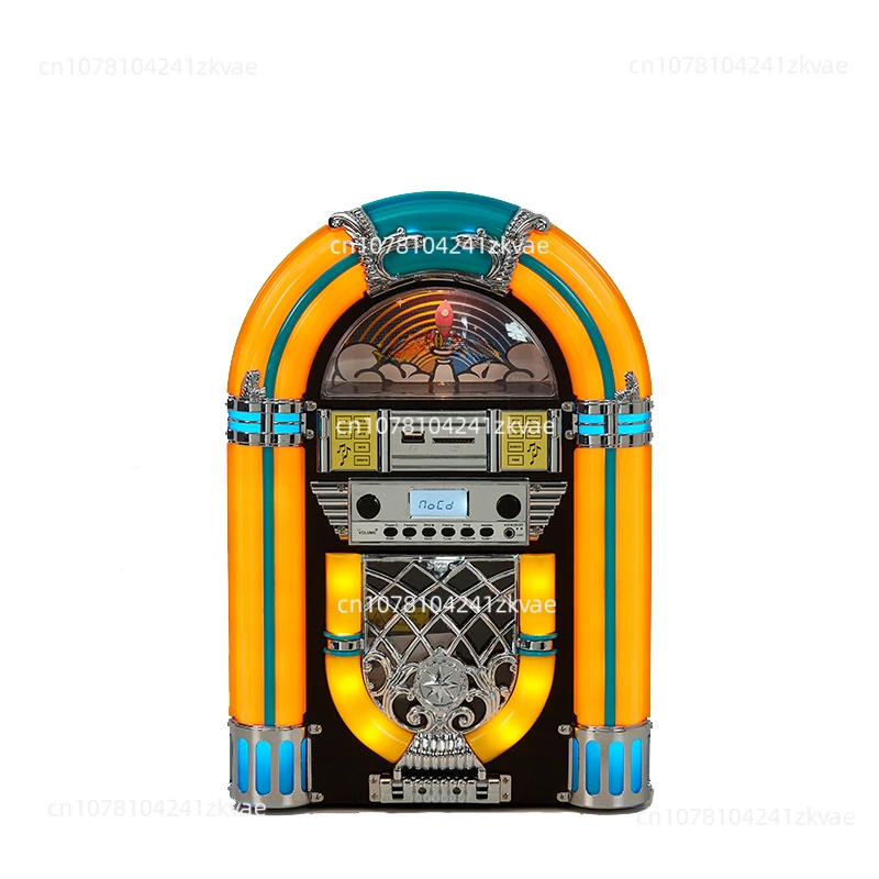 Retro CD prehrávač Bluetooth Jukebox Desktop Stereo