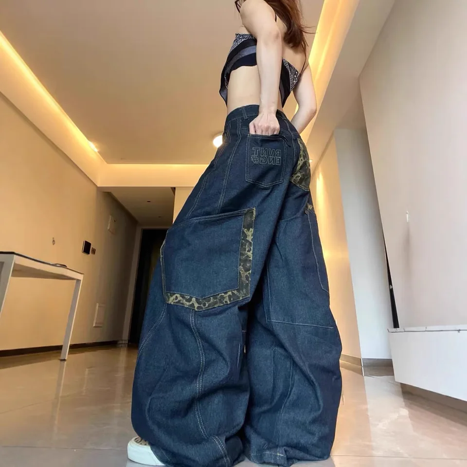 Retro High Street Loose Fit Dyfle Dyfle Wide Wirle Nugh