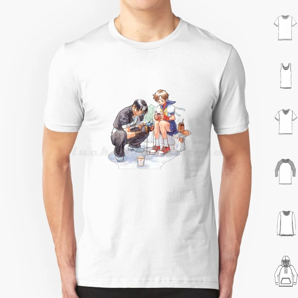 Retro hranie vo vnútri retro hrania tričko 6xl bavlna Cool Tee SNK Arcade Neo Geo Fight VideoGames King of Fighters Ryu Neogeo