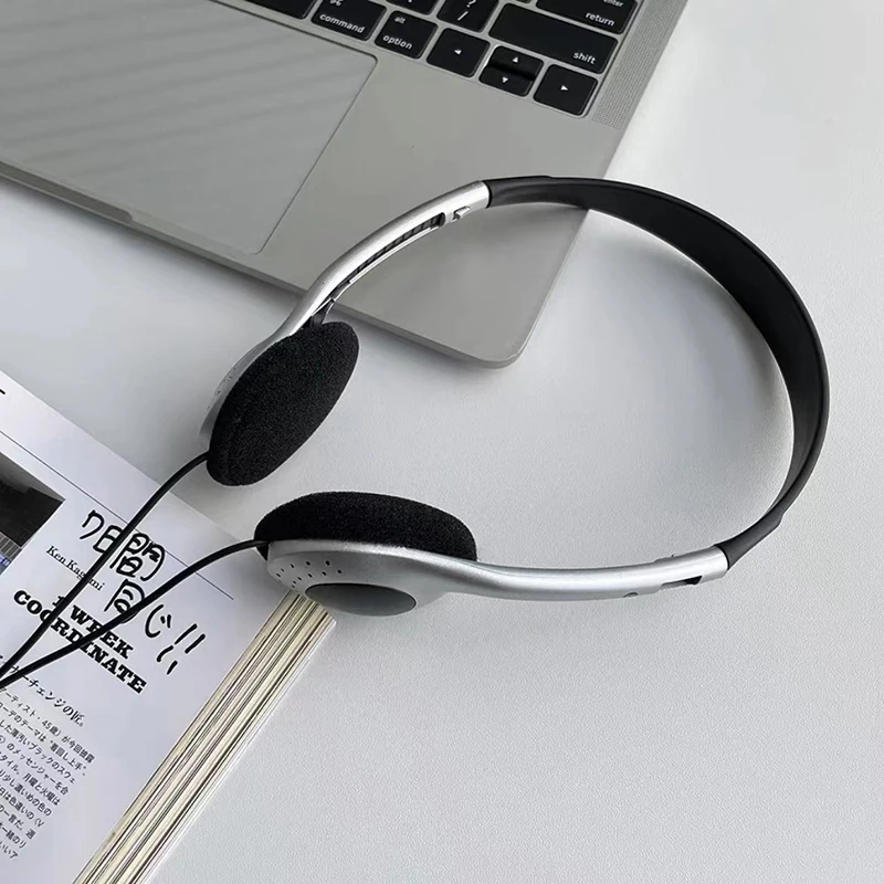 Retro klasická headset hudba mp3 Walkman retro pocity prenosné káblové malé slúchadlá športové módne fotografie rekvizity