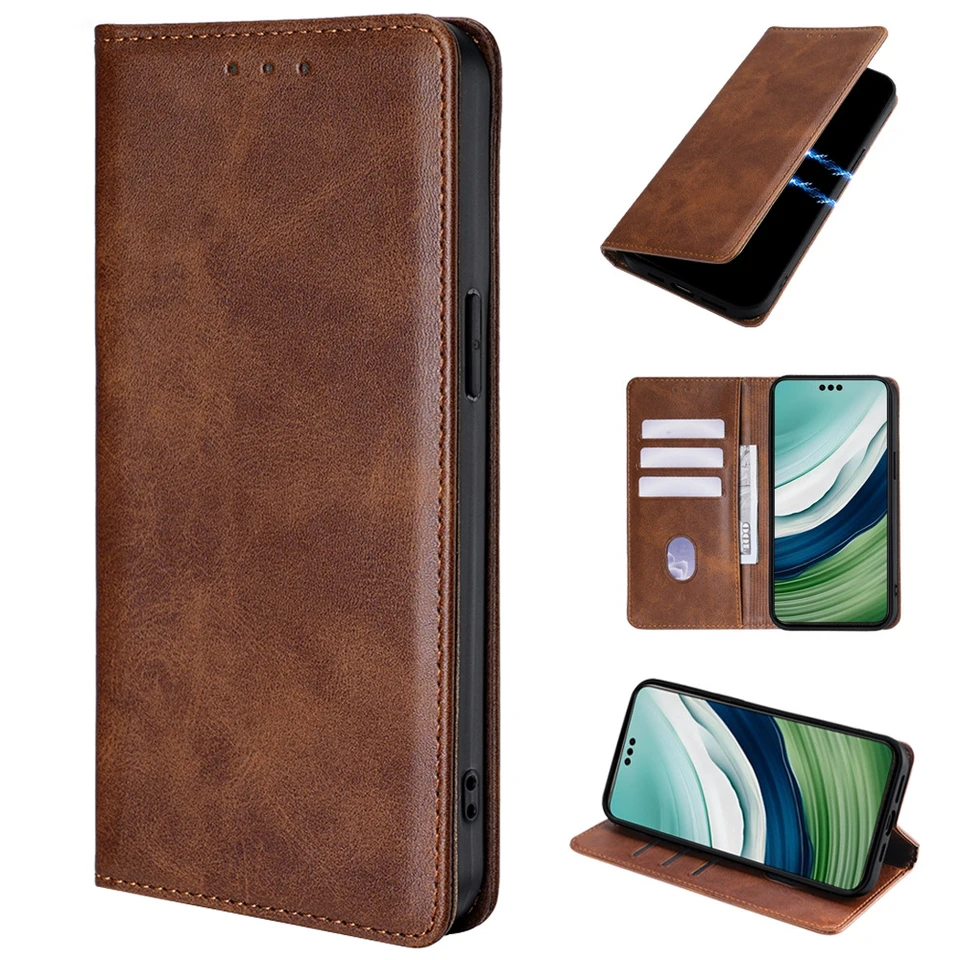 Retro listové flip puzdro pre OnePlus Nord 3 2T 2 5G N200 N100 N20 N20 N10 LUXURY WALLET 3 KARTY Slot Book Cover Cover Capa Funda