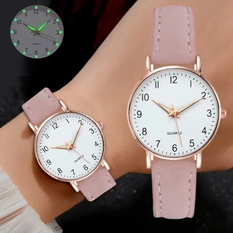 Retro luxusné hodinky pre ženy Diamond-Studed Luminous Female Watch Ladies BELT BELT LIGHT QUARTZ náramkové hodinky Montre femme nový