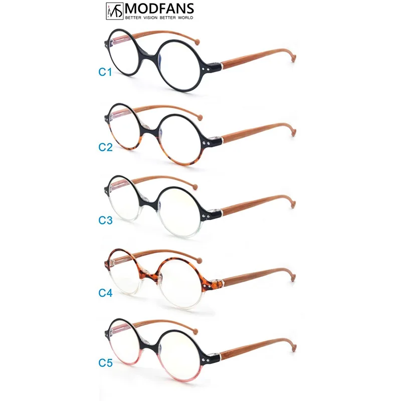 Retro okrúhle okuliare na čítanie počítača pre ženy a muži okuliare na okuliare na čítanie TR90 Unisex