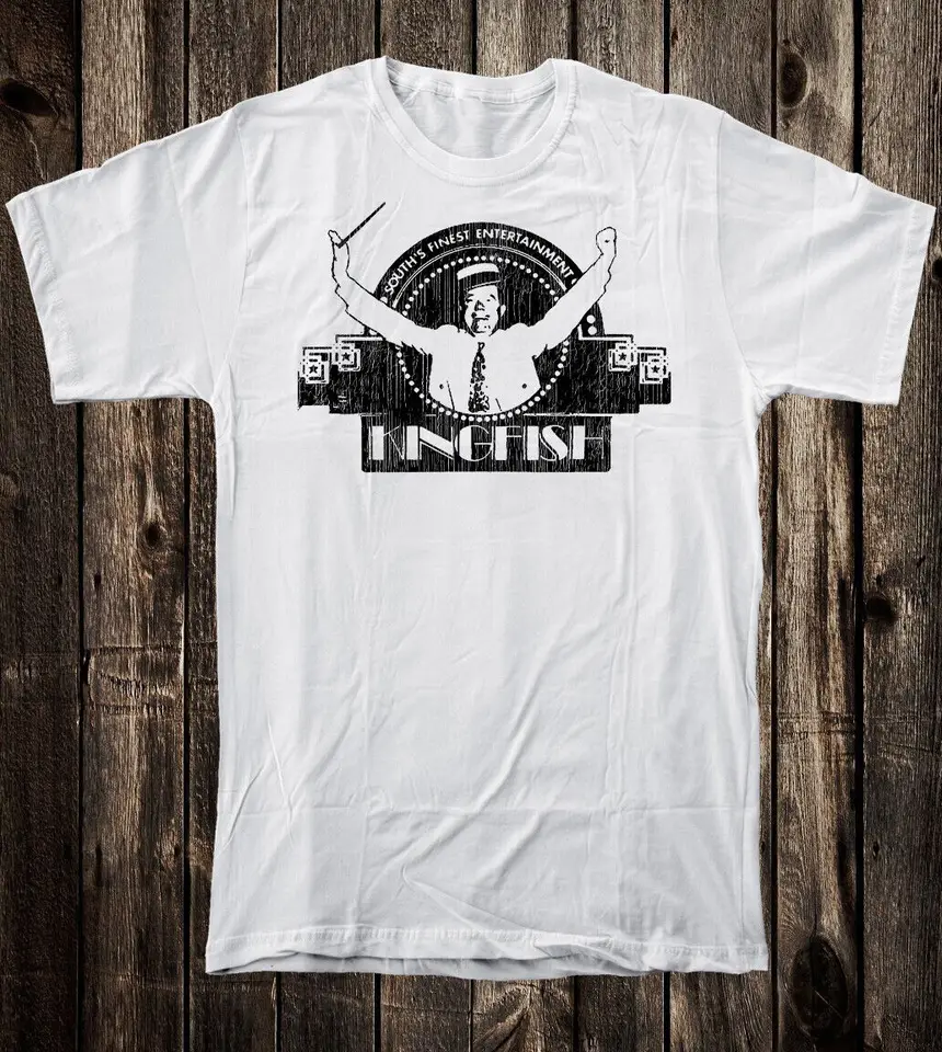 Retro punk Tee T košeľa hudobné miesto Dance Hall Kingfish Baton Rouge La